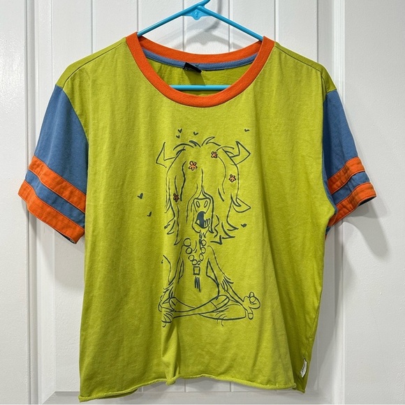 Disney Zootopia Cropped Top in Lime Green & Orange - Picture 1 of 4